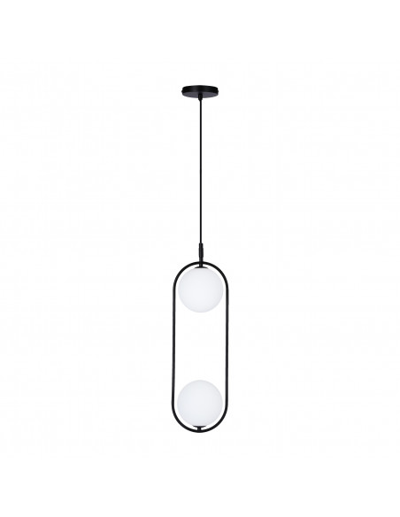 CANDELLUX Cordel zwis 2x28w g9 czarny 32-10155
