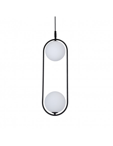 CANDELLUX Cordel zwis 2x28w g9 czarny 32-10155