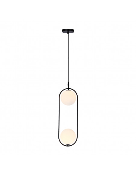 CANDELLUX Cordel zwis 2x28w g9 czarny 32-10155