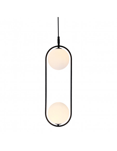 CANDELLUX Cordel zwis 2x28w g9 czarny 32-10155