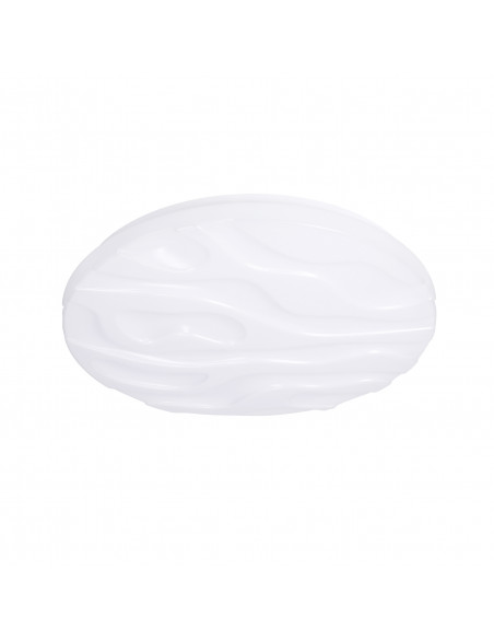 CANDELLUX Nevada lampa sufitowa plafon biały 24w led 38,5 cm klosz biały efect sky 13-11336