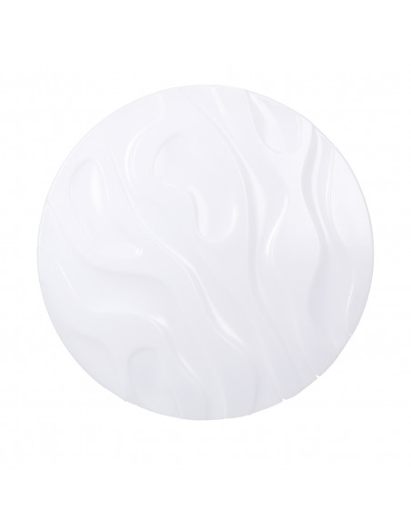 CANDELLUX Nevada lampa sufitowa plafon biały 24w led 38,5 cm klosz biały efect sky 13-11336