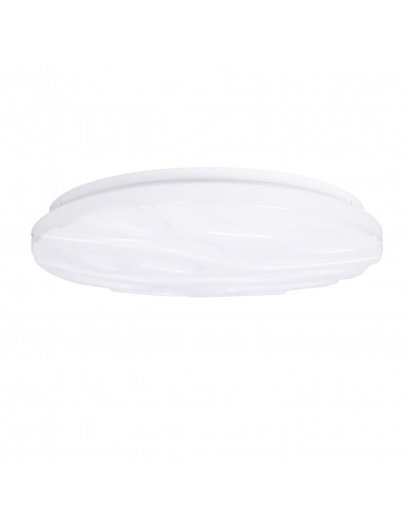 CANDELLUX Nevada lampa sufitowa plafon biały 24w led 38,5 cm klosz biały efect sky 13-11336