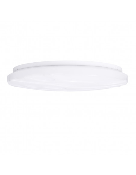 CANDELLUX Nevada lampa sufitowa plafon biały 24w led 38,5 cm klosz biały efect sky 13-11336