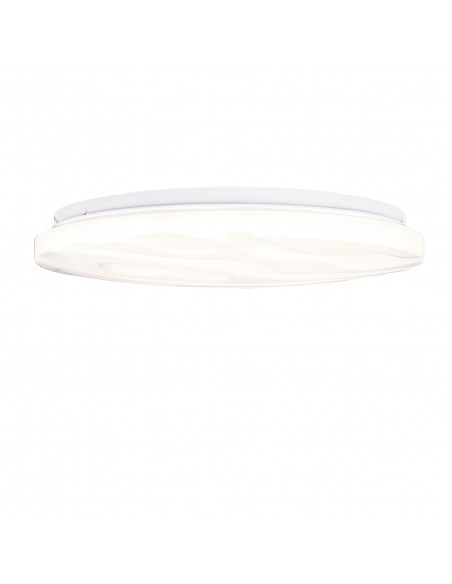 CANDELLUX Nevada lampa sufitowa plafon biały 24w led 38,5 cm klosz biały efect sky 13-11336