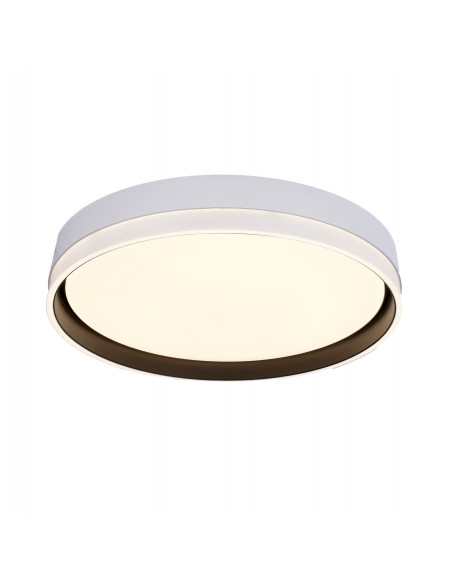 CANDELLUX Florida lampa sufitowa plafon biały+czarny 24w led 39 cm klosz biały 13-11305
