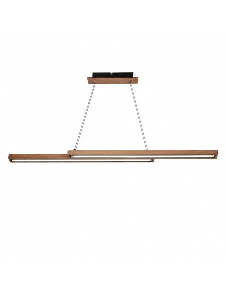 CANDELLUX SENTO LAMPA WISZĄCA DREWNIANY 19W LED 4000K MASKOWNICA CZARNY 31-11626