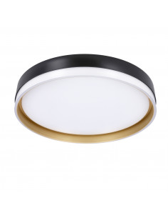 CANDELLUX MANHATTAN LAMPA SUFITOWA PLAFON 24W LED 38 CM KLOSZ BIAŁY 13-17727