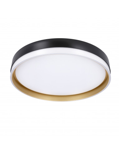 CANDELLUX MANHATTAN LAMPA SUFITOWA PLAFON 24W LED 38 CM KLOSZ BIAŁY 13-17727
