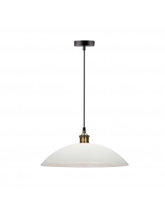 CANDELLUX DEXTER 3 LAMPA WISZĄCA MIEDZIANY 1X60W E27 KLOSZ BIAŁY 31-20611