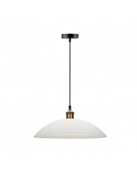 CANDELLUX DEXTER 3 LAMPA WISZĄCA MIEDZIANY 1X60W E27 KLOSZ BIAŁY 31-20611