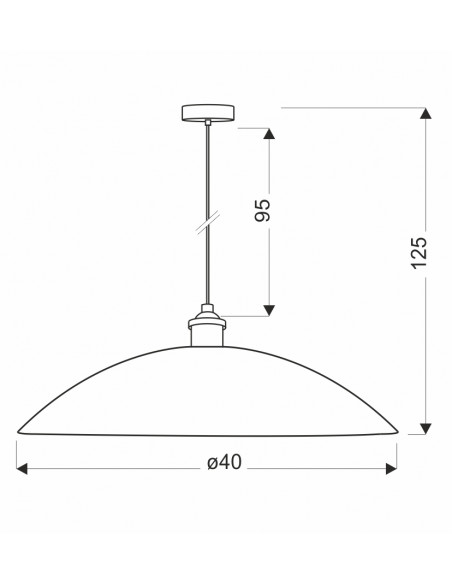 CANDELLUX DEXTER 3 LAMPA WISZĄCA MIEDZIANY 1X60W E27 KLOSZ BIAŁY 31-20611