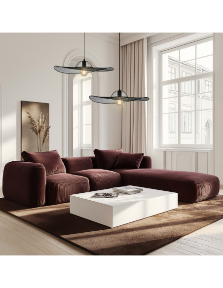 CANDELLUX Deco lampa sufitowa czarny 1x40W E27 abażur czarny 31-38272