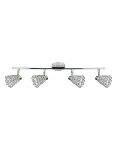 CANDELLUX GLOSSY LISTWA 4X40W G9 CHROM 94-00477