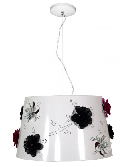 CANDELLUX ROSA LAMPA WISZĄCA 1X60W E27 BIAŁA 31-27149