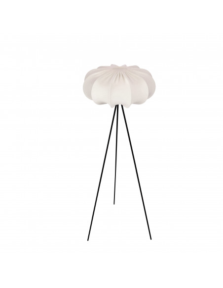 CANDELLUX CAFEE' lampa pod³ogowa czarny 1x40W E27 aba¿ur 52/23 latte 51-42033