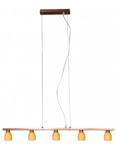 CANDELLUX DAKOTA ZWIS 5X40W G9 MIEDŹ 35-10691