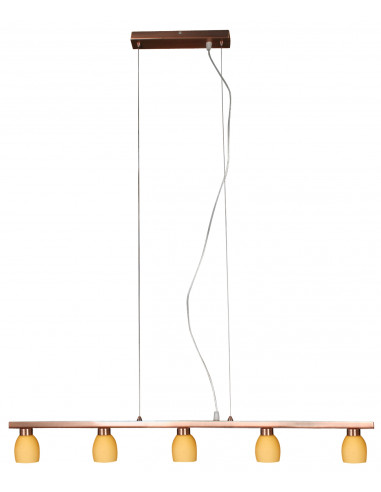 CANDELLUX DAKOTA ZWIS 5X40W G9 MIEDŹ 35-10691