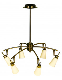 CANDELLUX KROTON ZWIS 6X40W G9 PATYNA 36-87044