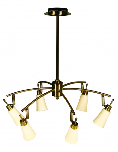 CANDELLUX KROTON ZWIS 6X40W G9 PATYNA 36-87044