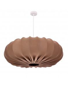 CANDELLUX CAFEE' lampa wisz¹ca 66cm bia³y 1x40W E27 aba¿ur mokka 31-39248