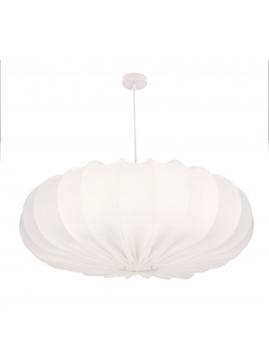 CANDELLUX CAFEE' lampa wisz¹ca 66cm bia³y 1x40W E27 aba¿ur latte 31-39224