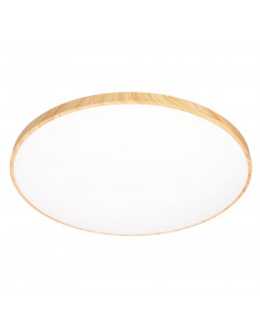 CANDELLUX TENS lampa sufitowa plafon drew. 48W LED 3000/4000/6000K 59cm klosz biały, pilot 16-33949