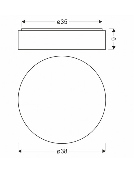 CANDELLUX FIGARO lampa sufitowa plafon drew. 24W LED 3000/4500/6000K 38cm kl. biały, pilot 14-33956