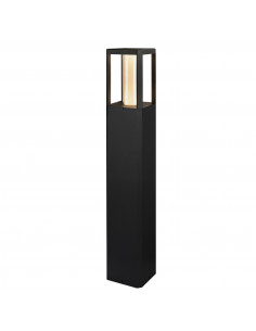 CANDELLUX Crocus lampa ogrodowa słupek 12x80cm czarny 2x6W LED IP65 52-32416
