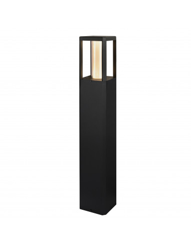 CANDELLUX Crocus lampa ogrodowa słupek 12x80cm czarny 2x6W LED IP65 52-32416