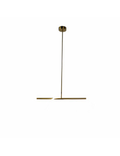 CANDELLUX SUPREME lampa wiszaca 100cm złoty 22W LED 3000K biały 31-35615