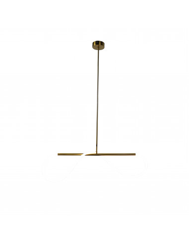 CANDELLUX SUPREME lampa wiszaca 100cm złoty 22W LED 3000K biały 31-35615