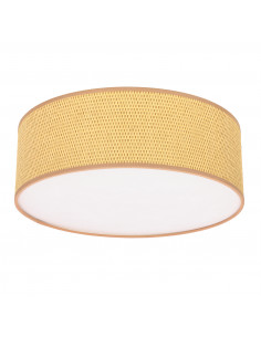 CANDELLUX SFONDO 2 ampla sufitowa 38 cm biały 2x40W E27 abażur frappe 31-41883