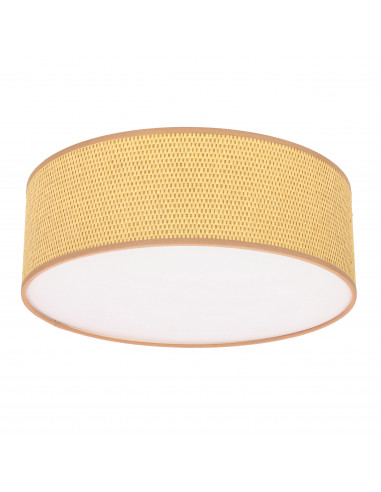 CANDELLUX SFONDO 2 ampla sufitowa 38 cm biały 2x40W E27 abażur frappe 31-41883