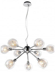 CANDELLUX DIXI LAMPA WISZĄCA 9X40W E14 CHROM 39-65018