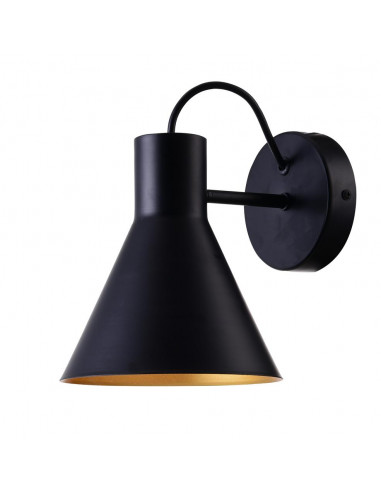 CANDELLUX MORE LAMPA KINKIET 1X40W E27 CZARNY MATOWY 21-71149