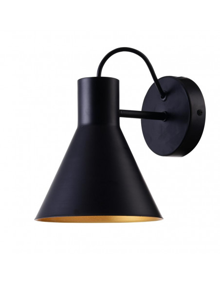CANDELLUX MORE LAMPA KINKIET 1X40W E27 CZARNY MATOWY 21-71149