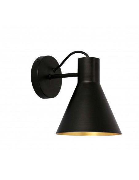 CANDELLUX MORE LAMPA KINKIET 1X40W E27 CZARNY MATOWY 21-71149