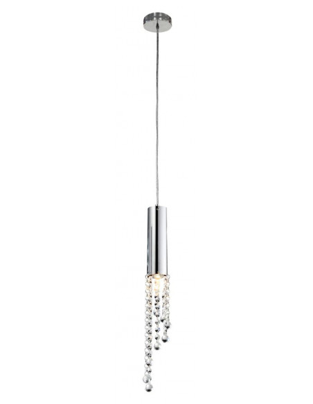 CANDELLUX DUERO LAMPA WISZĄCA 1X3W LED GU10 CHROM 31-25241