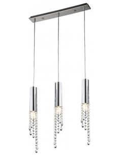 CANDELLUX DUERO LAMPA WISZĄCA 3X3W LED GU10 CHROM 33-25272