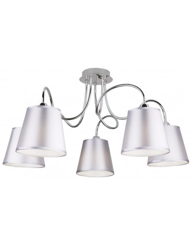 CANDELLUX LUK LAMPA WISZĄCA 5X40W E14 CHROM 35-70753