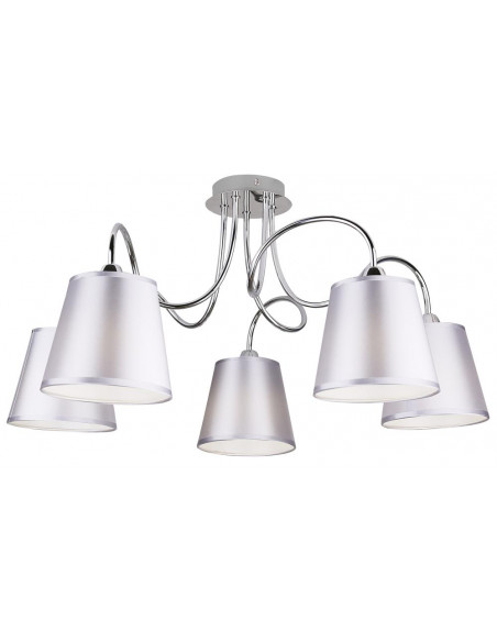 CANDELLUX LUK LAMPA WISZĄCA 5X40W E14 CHROM 35-70753