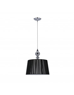 CANDELLUX GILLENIA LAMPA WISZĄCA 1X60W E27 CZARNY 31-21437
