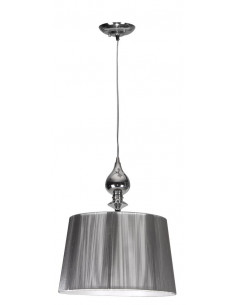 CANDELLUX GILLENIA LAMPA WISZĄCA 1X60W E27 SREBRNA 31-07155