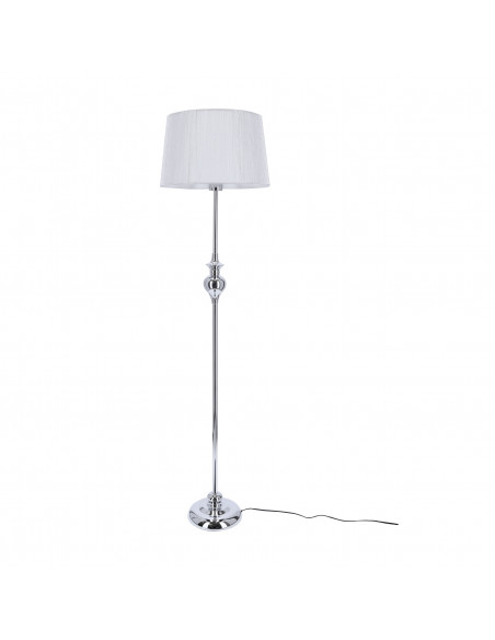 CANDELLUX GILLENIA LAMPA PODŁOGOWA 1X60W E27 SREBRNA 51-11947