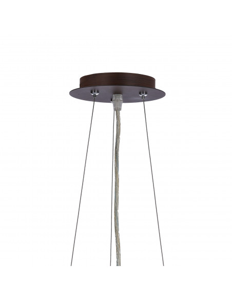 CANDELLUX ZIGO LAMPA WISZĄCA 16W LED 6500 K METAL WENGE 330X1200MM 31-39521
