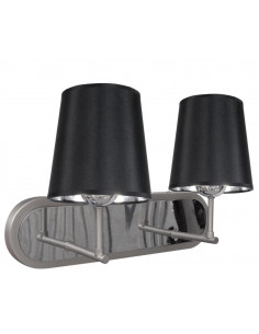 CANDELLUX MILONGA LAMPA KINKIET 2X60W E27 SATYNA 22-53503
