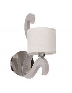CANDELLUX AMBROSIA 1 LAMPA KINKIET 1X40W E14 + 6W LED CHROM 21-33864