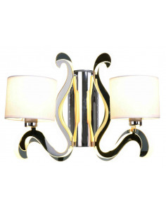 CANDELLUX AMBROSIA 1 LAMPA KINKIET 2X40W E14 + 12,3W LED CHROM 22-33871