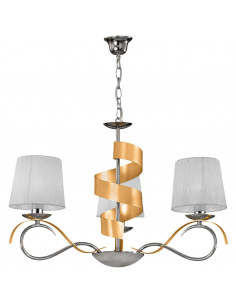 CANDELLUX DENIS LAMPA WISZĄCA 3X40W E14 CHROM/ZŁOTY 33-23421
